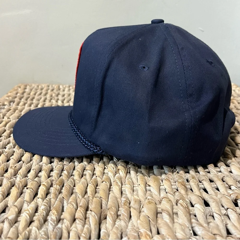 NEW Vintage Fairbanks Alaska Discovery III Headliners Navy Blue Snapback Hat Cap